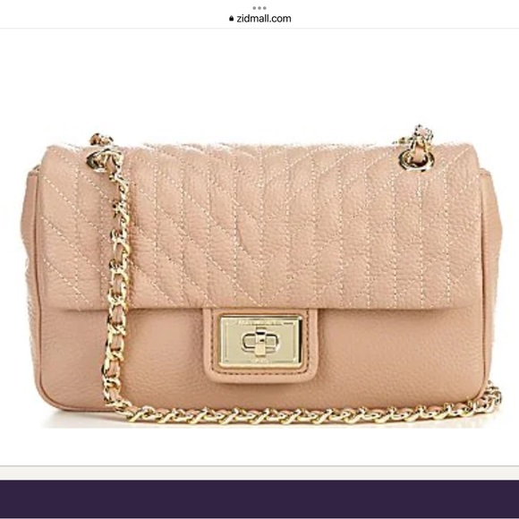 Karl Lagerfeld Handbags - Karl Lagerfeld Paris Agyness Pebble leather shoulder bag.